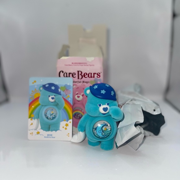 Popmart Care Bears Blue and White Plush with Star Hat - Picture 2 of 4